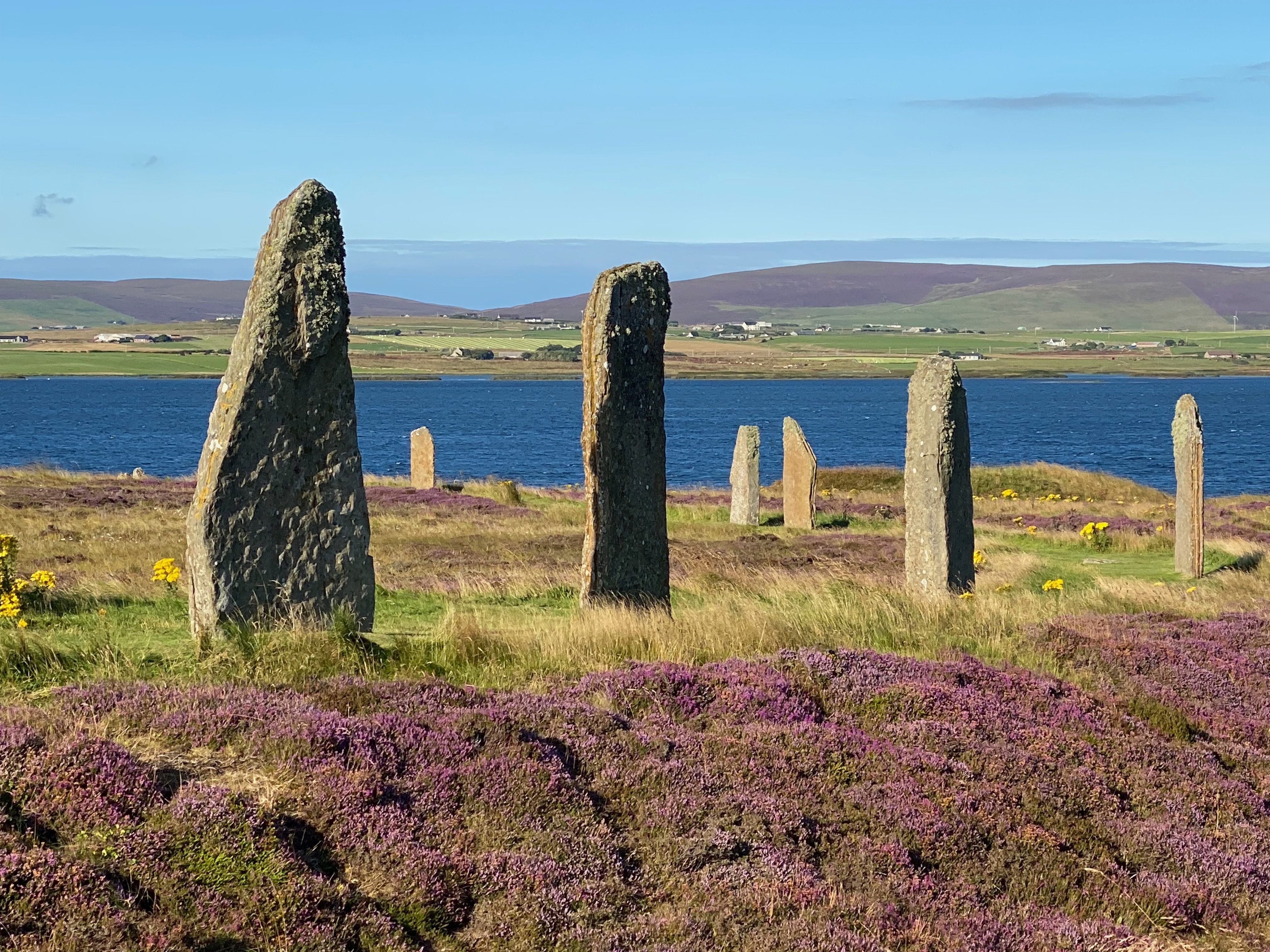 Steinkreis auf den Orkneys (im Norden von Schottland)