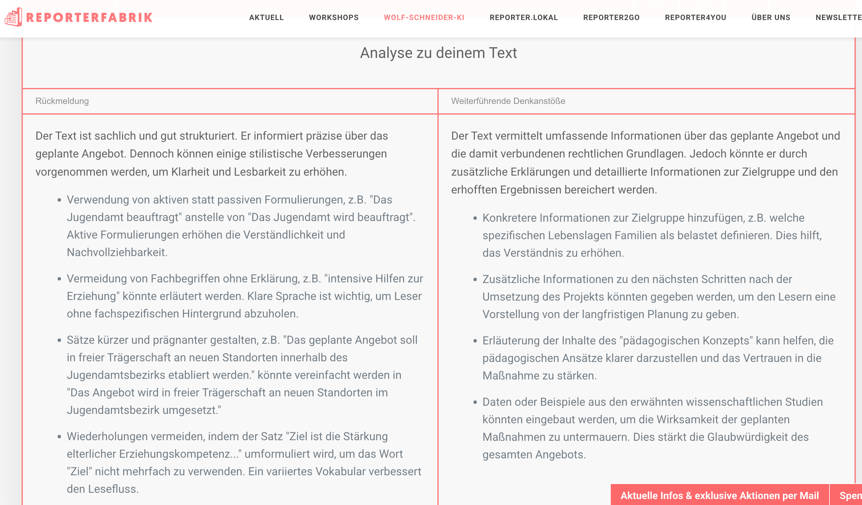 Textanalyse mit WS-KI