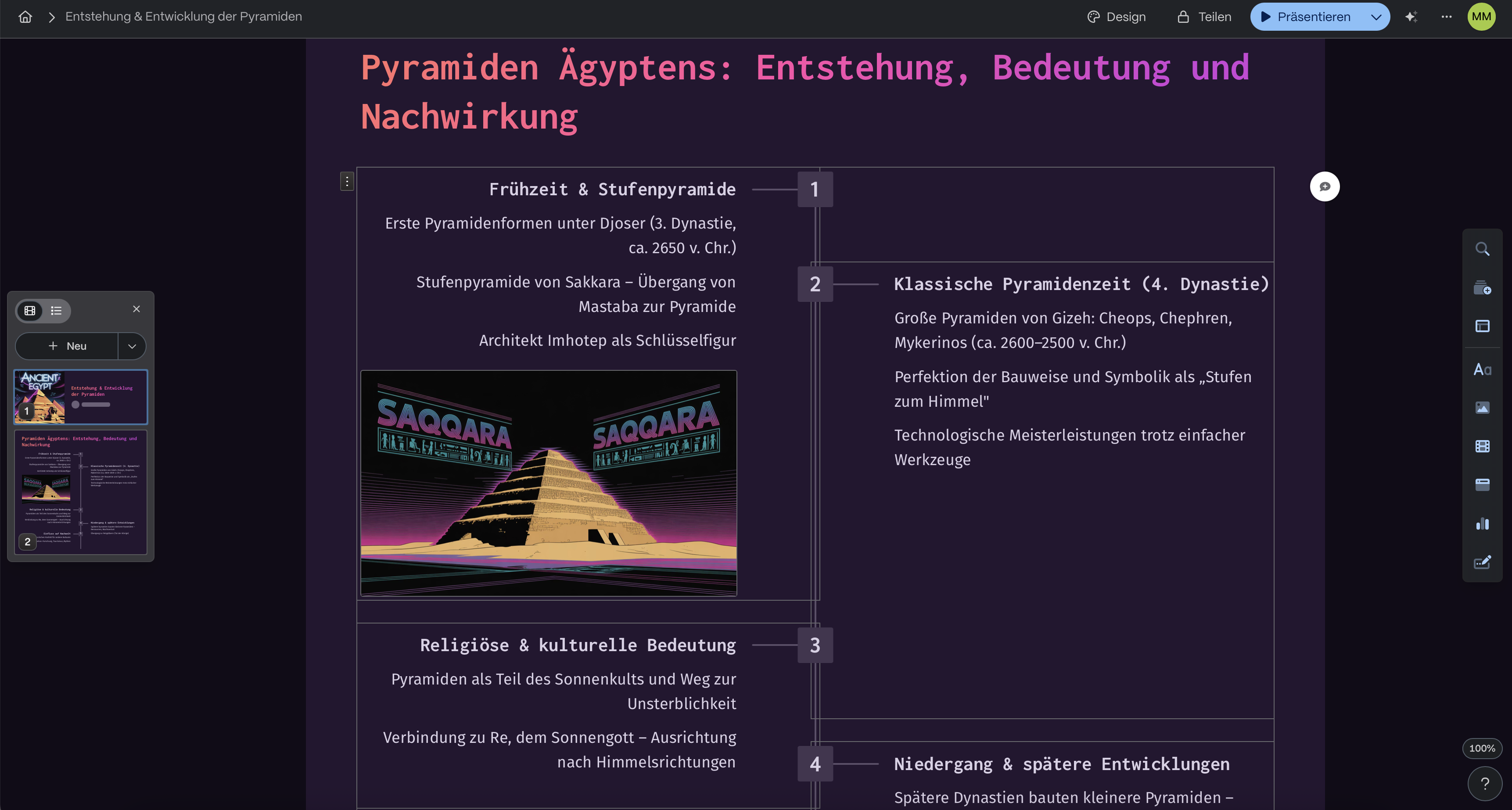 Entwurf gamma.app