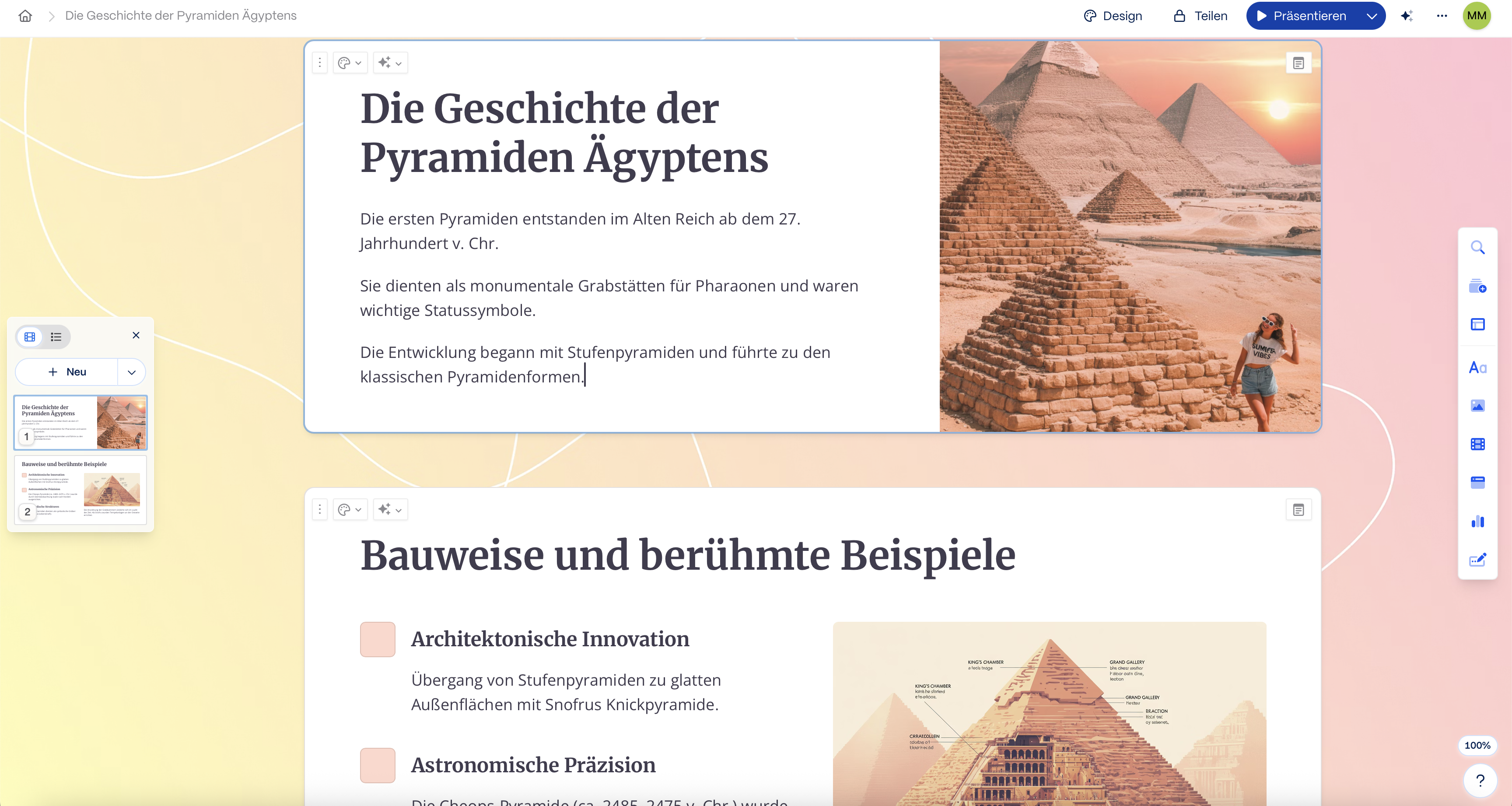 Zweiter Entwurf gamma.app