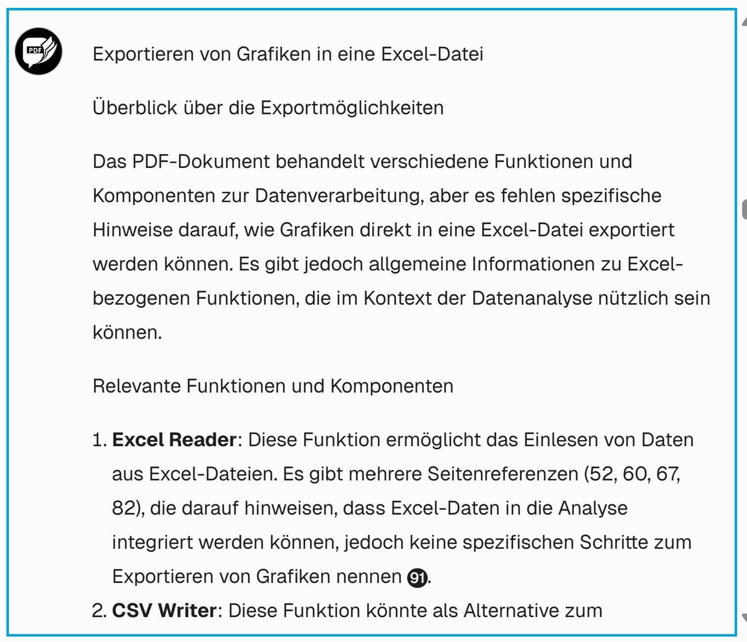AskYourPDF_präzise Antwort
