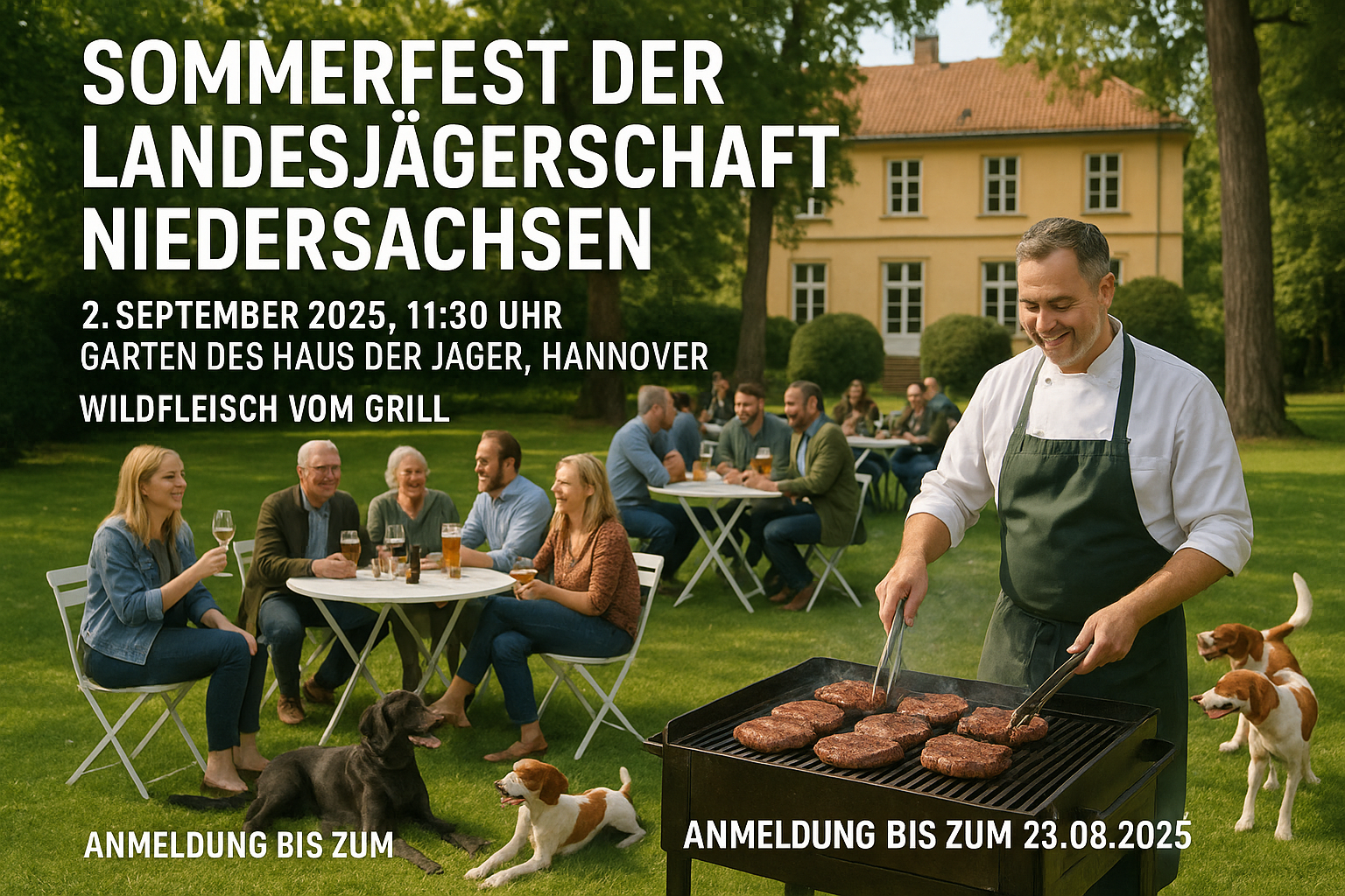Realistischeres Bild zur Einladung, aber wieder mit fehlerhaftem Text