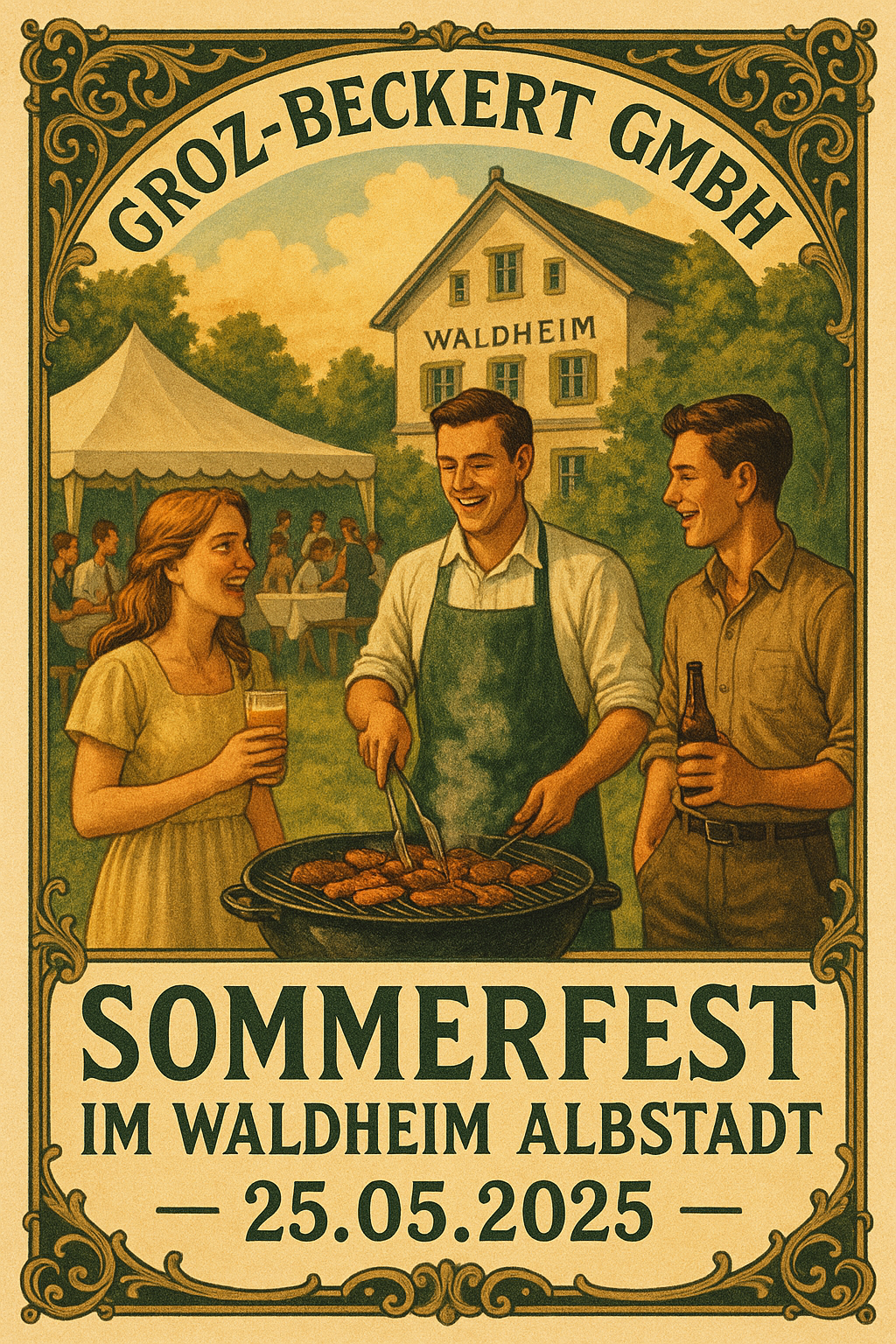 Sommerfest Groz-Beckert KG im Waldheim Dall-E